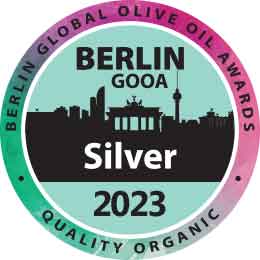 Berlin Award Silber in der Kategorie Bio Olivenöl 2023