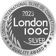 London Award Silber in der Kategorie Bio Olivenöl 2023